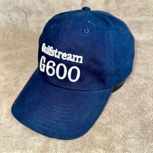 Gulfstream G600 Performance Hat Cap Already Design Co Navy Blue Adjustable Pilot